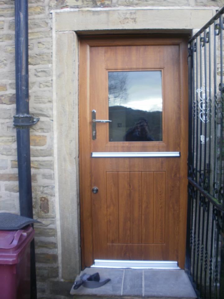 Composite Door in Oak
