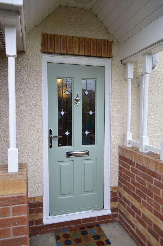 Composite Front Door in Chartwell Green